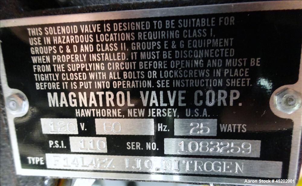 Used Martin / Baron Cryogenic Tunnel Freezer, Model MBI-30-0006-01, Stainless S