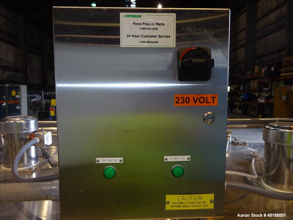 Used Praxair Freezer Tunnel, Model JE-U4 Cryo-Shield.