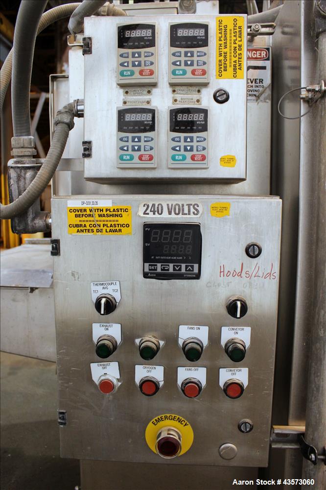 Used Praxair Cryogenic ColdFront Ultra Performance Freeze Tunnel, Model JE-U5-2