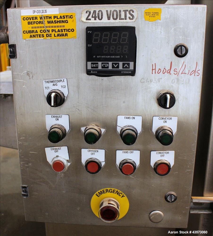 Used Praxair Cryogenic ColdFront Ultra Performance Freeze Tunnel, Model JE-U5-2