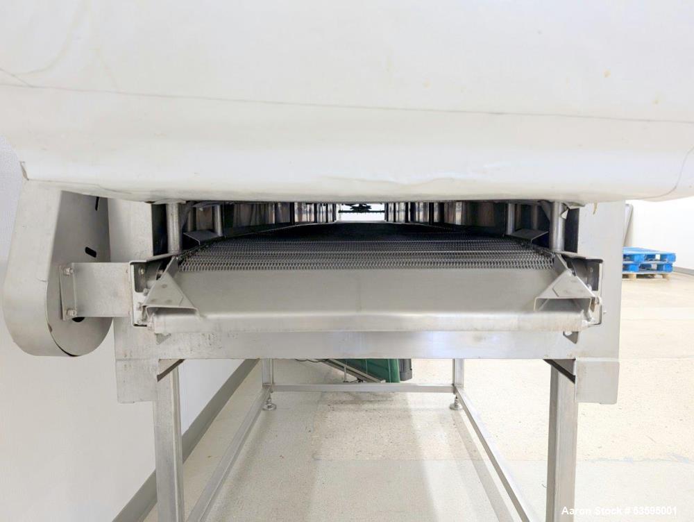 Used Praxair Model SDBP Nitrogen Freeze Tunnel – 24” Wide x 22’ Long Conveyor