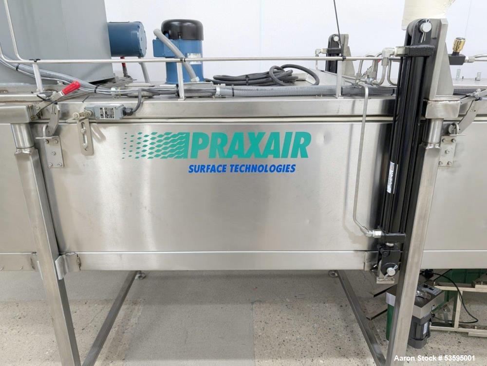 Used Praxair Model SDBP Nitrogen Freeze Tunnel – 24” Wide x 22’ Long Conveyor