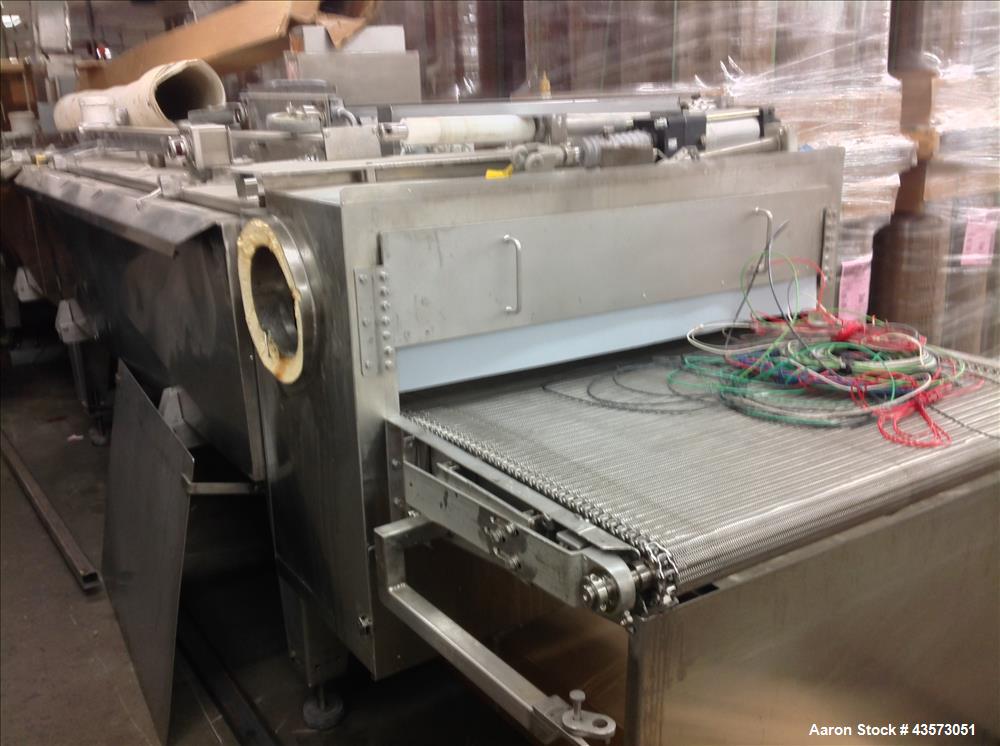 Used Praxair  Freezer Tunnel.  3 Chamber, 208V, 40" wide  usable belt. Conv, 12" clearance, 350" long, S/S Food Grade