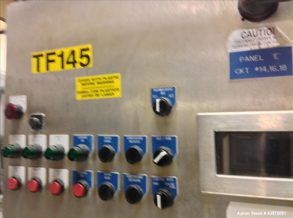 Used Praxair  Freezer Tunnel.  3 Chamber, 208V, 40" wide  usable belt. Conv, 12" clearance, 350" long, S/S Food Grade