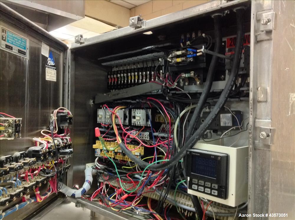 Used Praxair  Freezer Tunnel.  3 Chamber, 208V, 40" wide  usable belt. Conv, 12" clearance, 350" long, S/S Food Grade