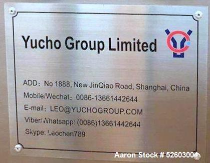 Used Yucho Group Limited Nitrogen Freezer Tunnel