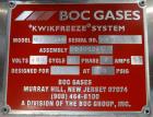Used BOCS Gases Kwikfreeze System Nitrogen Freeze Tunnel, Model KFT50X40HYD.