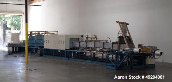 Used CM Furnace 65’ Continuous Pusher Furnace, Model 499-72-3Z.