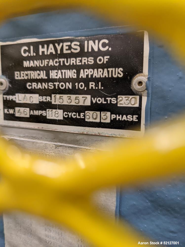 Used C.I. Hayes Inc. Mesh Belt Brazing Furnace