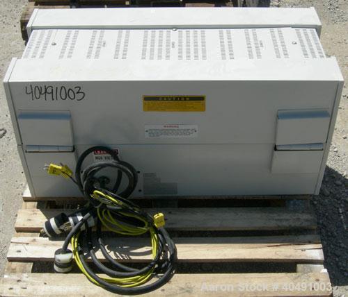 Used Lindberg Split Hinge Tube Furnace, Model HTF55347C. Approximate 4" diameter x 30" long chamber, 24" long 3 zone heating area. Maximum operating temperature 2192 deg F (1200 C). 1/50/60/208-240 v...