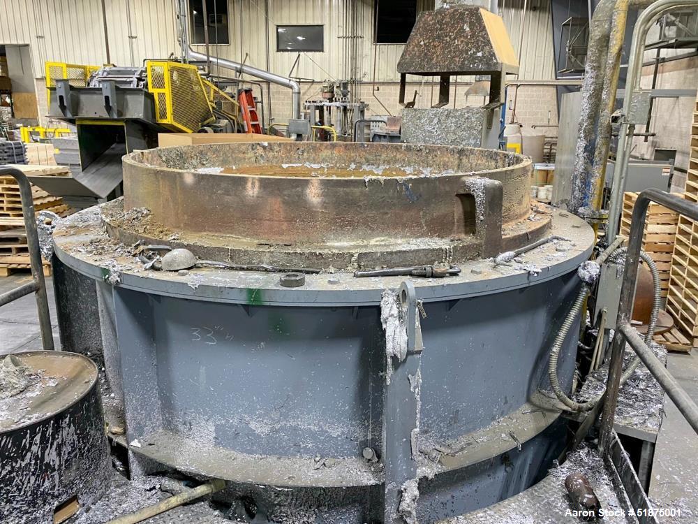 Used Gas-Powered Melting Furnace and Casting Conveyor Machine