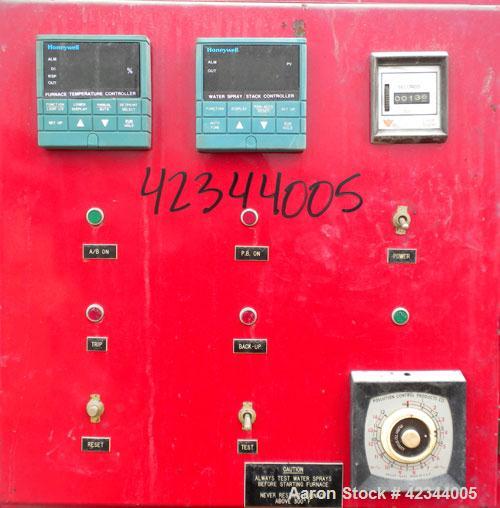 Used- Pollution Control Products Controlled Pyrolysis Natural Gas Cleaning Furnace, Model PTR 260 3569