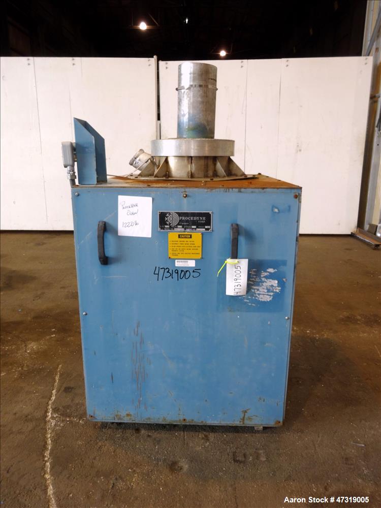 Used Procedyne Parts Cleaning Furance, Model 1630. Furnace chamber approximate 16" diameter x 30" deep. 9kW. 3/60/575 volt. Serial# 1627-97100.
