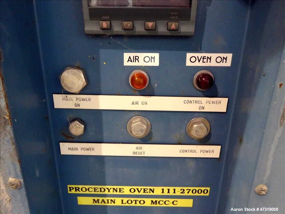 Used Procedyne Parts Cleaning Furance, Model 1630. Furnace chamber approximate 16" diameter x 30" deep. 9kW. 3/60/575 volt. Serial# 1627-97100.