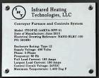 Used - Infrared Heating Technologies LLC  Belt Furnace.