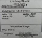 Used Lindberg Mini-Mite tube furnace, model TF55035A1. 1