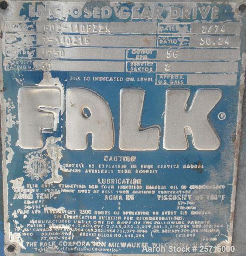 Used Falk Gearbox, Model 602-110FZ2A.