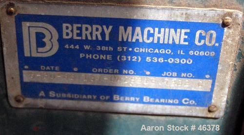 Used Berry Machine Parallel Shaft Gearbox