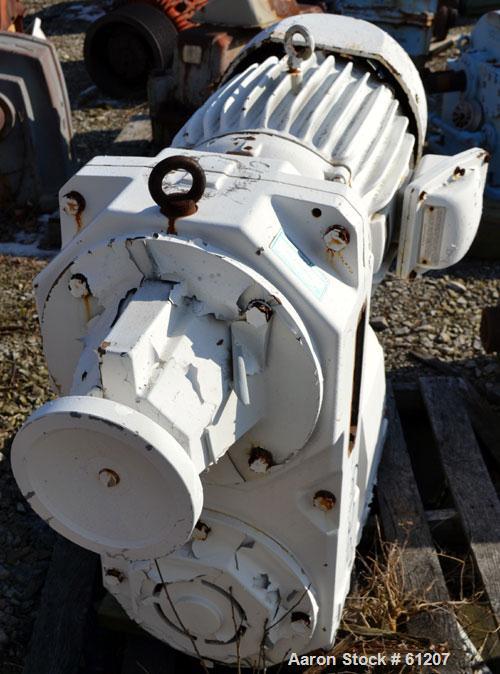 Used Sew Eurodrive Variable Speed Gear Motor. 25 hp, 3/60/230/460 volt, 1760 rpm XP motor. Type R92VU51 reducer, ratio 13.01 to 1.