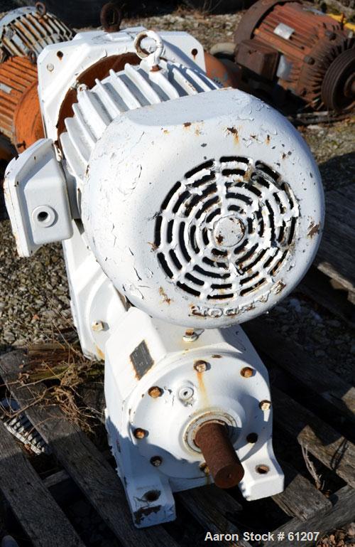 Used Sew Eurodrive Variable Speed Gear Motor. 25 hp, 3/60/230/460 volt, 1760 rpm XP motor. Type R92VU51 reducer, ratio 13.01 to 1.