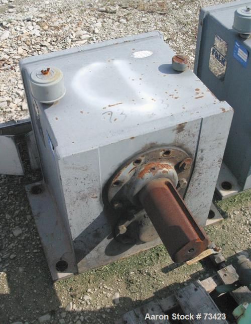Used Falk Enclosed Gear Drive, Model 1090FC3A. Input hp 20, ratio 38.12:1. Input rpm 1750, output 45 rpm. Service factor 2.92.
