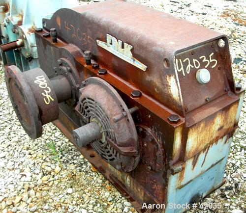 USED: Falk gearbox model 1120YF1-A, 400 hp rating. Input 1750 rpm, output 234 rpm. Ratio 7.476 to 1.