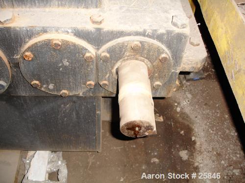Used Foote-Jones Dresser Titan Pumping Unit Gear Reducer, Model 1603HLT. 228 peak torque rating, ratio 37.3:1. Input shaft 3" wide x 7" long. Output shaft 6" wide x 8" long. 60 gallon oil capacity.
