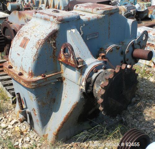 Used Lufkin Parallel Gearbox, Model D228. Rated approximately 75 hp, 26.5:1 ratio, 720 input rpm.