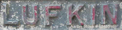 Used Lufkin Parallel Gearbox, Model D228. Rated approximately 75 hp, 26.5:1 ratio, 720 input rpm.