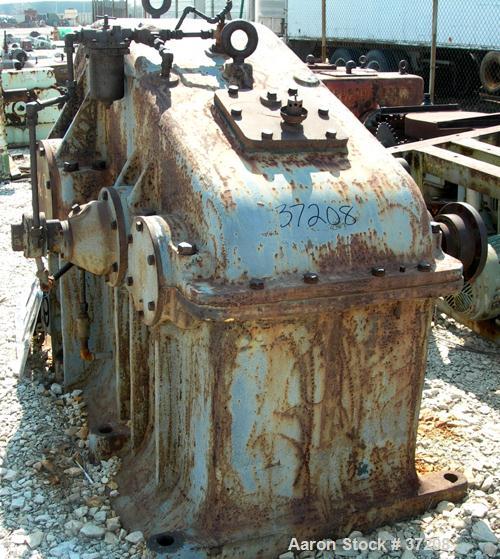 USED: Philadelphia parallel shaft gear reducer, model 3227, type T. HP rating 405-225.1. 1750/870 rpm input, 56.09/28.045 rp...