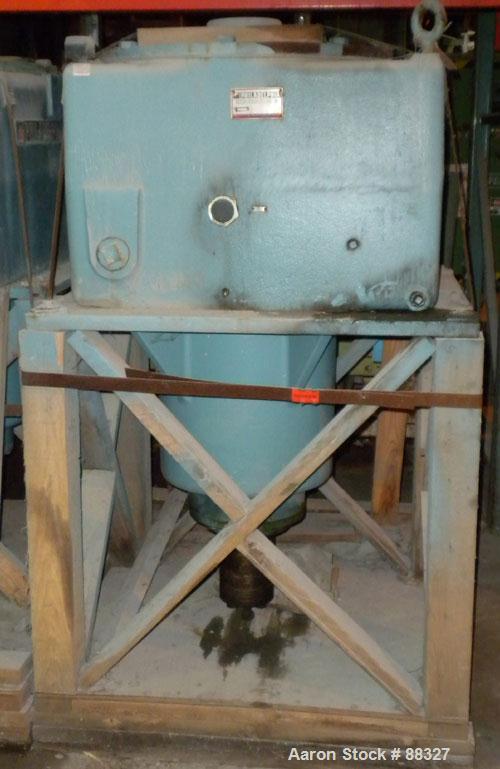Unused- Philadelphia Gear Box, Type 3811SCT. Horsepower rating 100/25, service factor 2.0, input rpm 1775/885, output rpm 200.9/100.1, ratio 8.84:1.