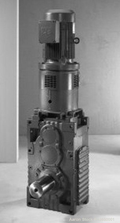 Never used- Sew-Eurodrive Gear Reduction Box, Model MC3RLSF08. Rated at 75 hp (no motor was included), 1.71 service rating, ratio 89.52:1, 20 rpm, 1750 rpm motor input, double seals on high speed and...