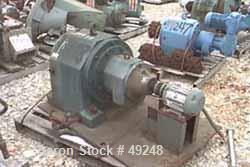 USED: SEW-Eurodrive gear reducer, type R163.92. Rated 13,275#/inch torque, B-3 mounting position, 1456:1 ratio, 2 hp motor.