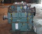Used Philadelphia Gear Drive, Model 17HP-2. HP rating 1040, input RPM 1150, output RPM 55, ratio 20.85:1, service factor 1.0.