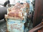 Used Philadelphia Double Reduction Gear Reducer, Model 235XS. 5000 hp rated, ratio 10.83 to 1, output rpm 99, input rpm 1080, 6