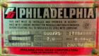 Unused- Philadelphia Gear Box, Type 3811SCT. Horsepower rating 100/25, service factor 2.0, input rpm 1775/885, output rpm 200.9/100.1, ratio 8.84:1.
