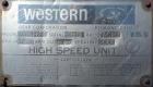 Used- Western Gear High Speed Increaser, Model 200 HSC. Rated 2000 hp, ratio 7.08:1, service factor 1.3. Input rpm 1750, out...