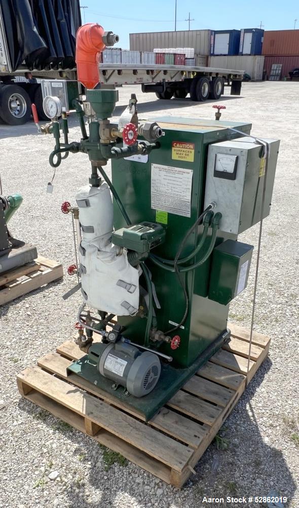 Generador de vapor eléctrico usado Corporation Generador de vapor speedylectric, modelo 150AA-4. Salida de vapor 4 BHP. Capa...