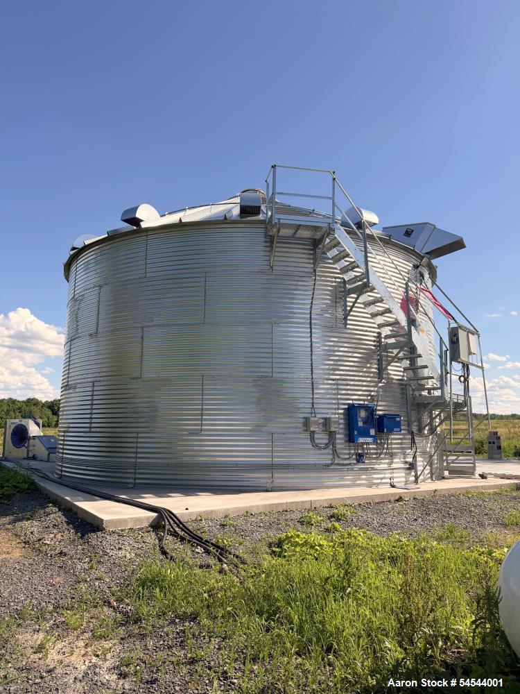 Used Shivvers 36' Diameter Hemp & Biomass Drying System – 2,000 Cubic Foot Capacity – Built 2024