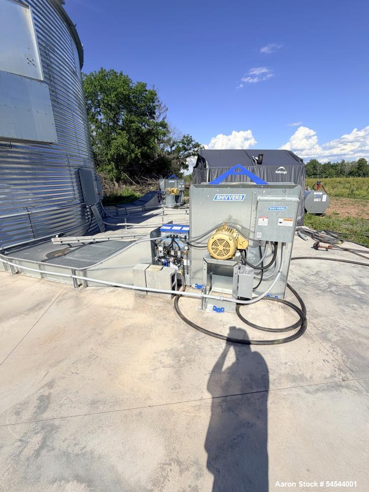 Used Shivvers 36' Diameter Hemp & Biomass Drying System – 2,000 Cubic Foot Capacity – Built 2024