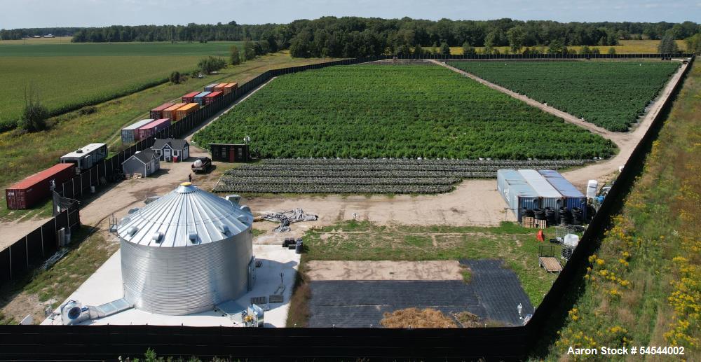 Used Shivvers 36' Hemp & Biomass Drying System with Automated Material Handling