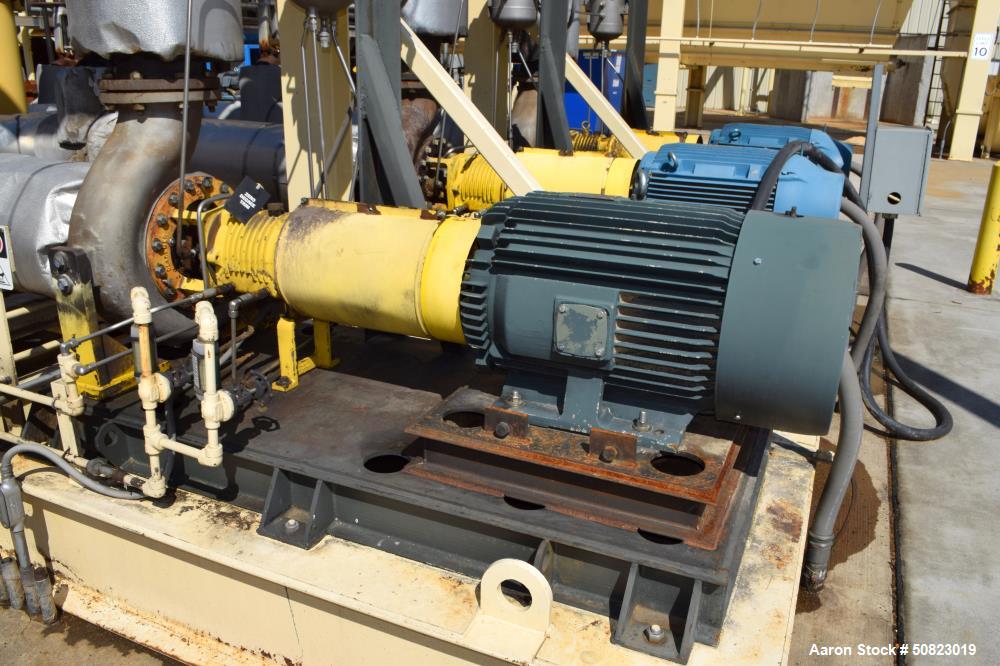 Used Hot Oil Pump Skid Consisting Of (3) Blackm