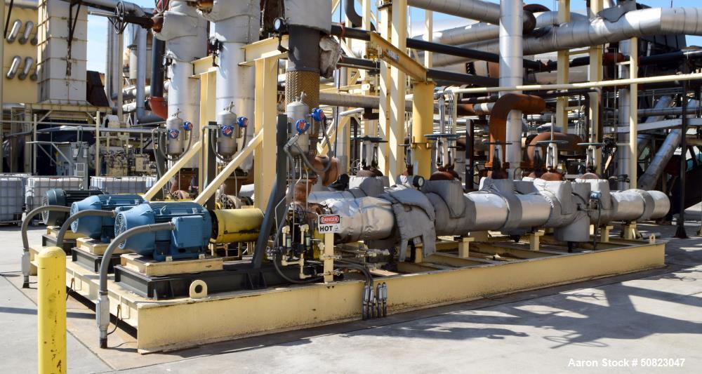 Used Hot Oil Pump Skid Consisting Of (3) Blackm