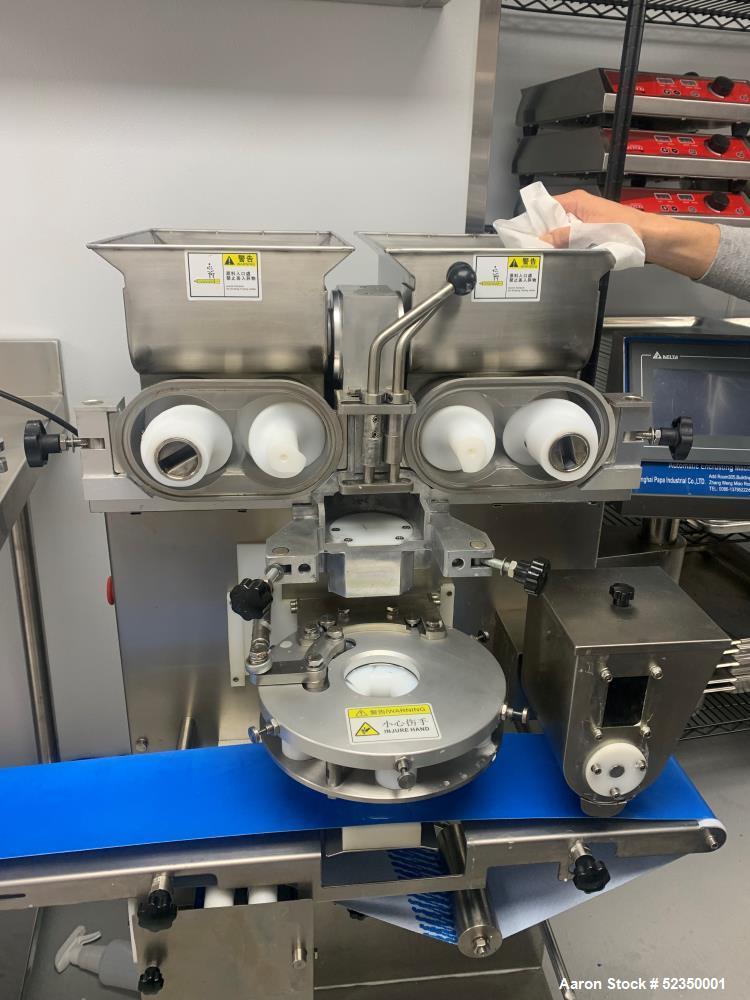 Used Shanghai Papa Automatic Encrusting Machine with Tray Arranger