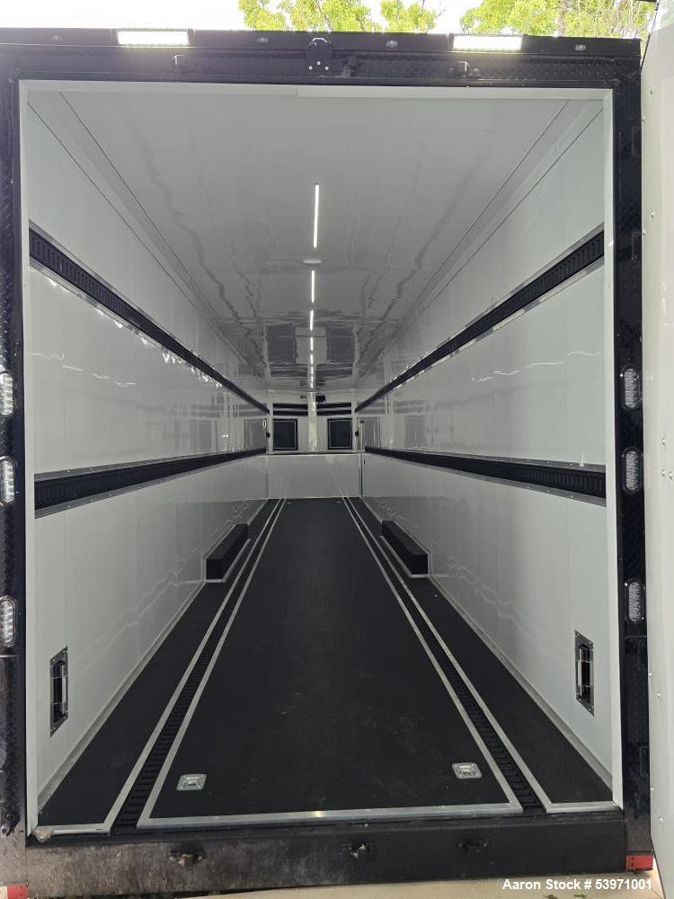 Used 2025 Rock Solid Cargo Gooseneck Trailer – 8.5' x 52', 30,000 lb Rating, Triple Axle, Blackout Package