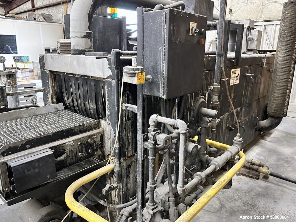 Used Hurricane Systems Model 5024 Gas-Fired Belt Washer – 24" Wide, 5-Zone Parts Washer with Dryer