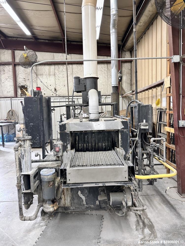 Used Hurricane Systems Model 5024 Gas-Fired Belt Washer – 24" Wide, 5-Zone Parts Washer with Dryer
