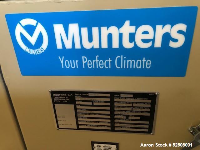 Used Munters Desiccant Dehumidification System