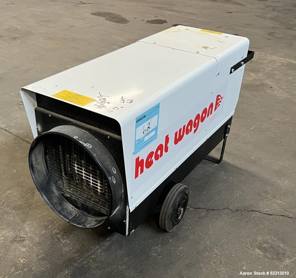 Used- Heat Wagon 60E Portable Electric Salamander Heater, Model P6000. 204,700 Max BTU Heat Output. 3 Heat settings: 24kW (8...