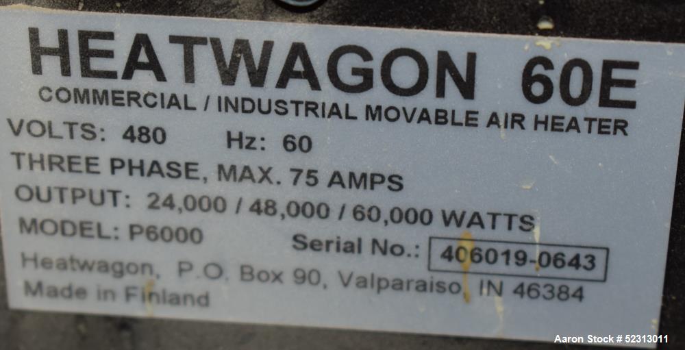 Used Heat Wagon 60E Portable Electric Salamander